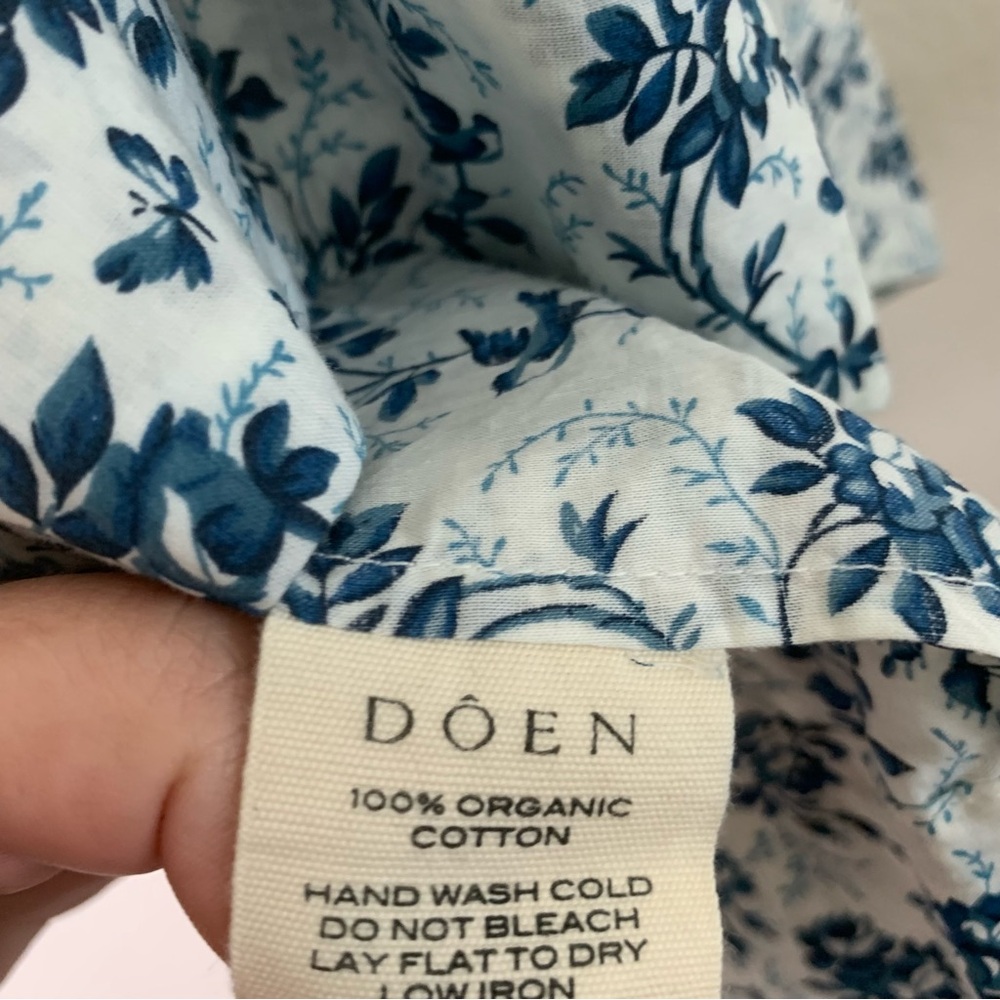 Doen Light Blue Floral Mini Dress - Picture 10 of 11